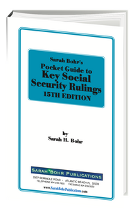 *NEW* Pocket Guide to Key Social Security Rulings 15th Edition (Digital Download)
