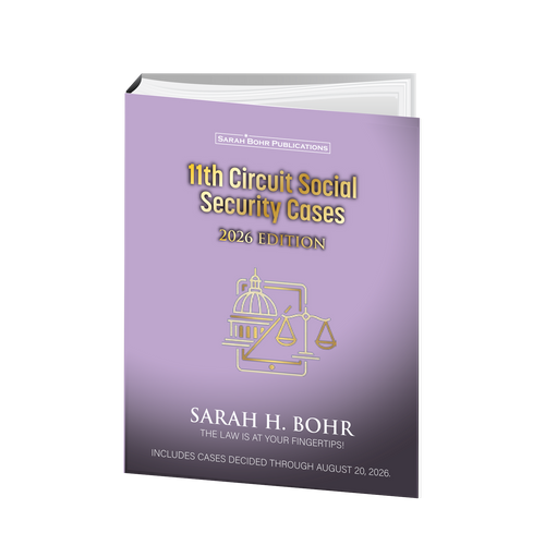 11th Circuit Social Security Cases 2026 Edition