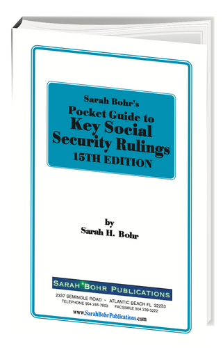 *NEW* Pocket Guide to Key Social Security Rulings 15th Edition (Digital Download + Physical Book)