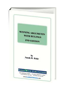 Winning Arguments with Rulings - 2nd Edition (Digital Download + Physical Book)