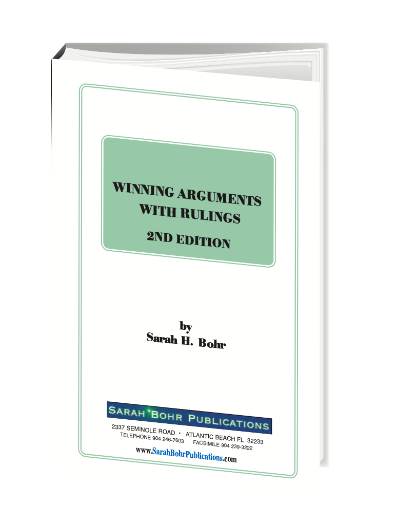 Winning Arguments with Rulings - 2nd Edition (Digital Download + Physical Book)