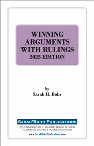 *PRE-ORDER* Winning Arguments with Rulings - 2025 Edition (Digital Download & Hard Copy)