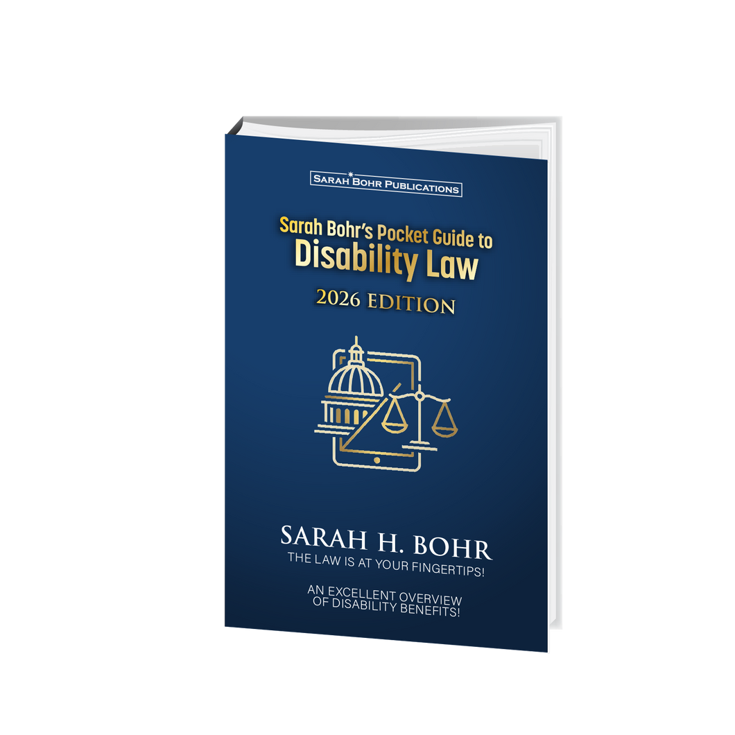 Pocket Guide to Disability Law 2026 Edition (Digital Download & Hard C ...