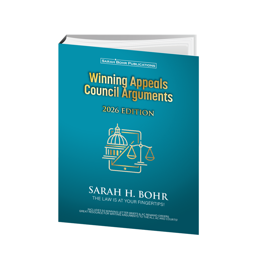 Winning Appeals Council Arguments 2026 Edition
