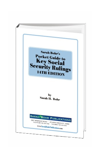 Pocket Guide to Key Social Security Rulings 14th Edition (Digital Download + Physical Book)