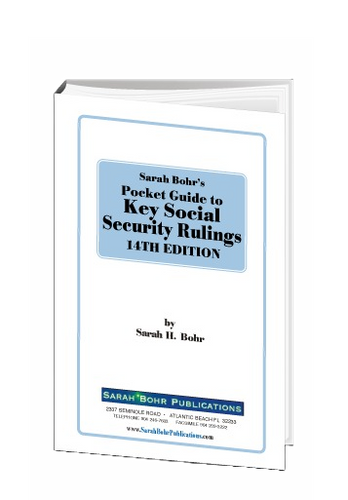 Pocket Guide to Key Social Security Rulings 14th Edition (Digital Download Only)