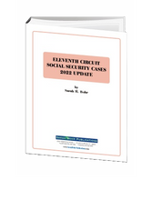11th Circuit Social Security Cases 2023 Update (Digital Download Only)