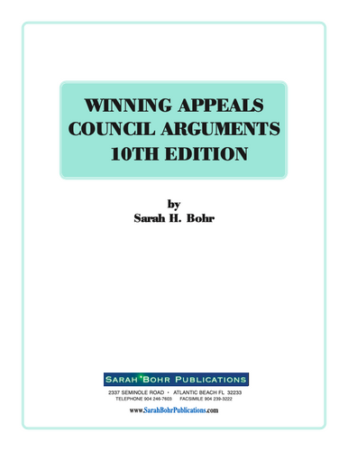 2022 Winning Appeals Council Arguments 10th Edition (Digital Download + Physical Book)